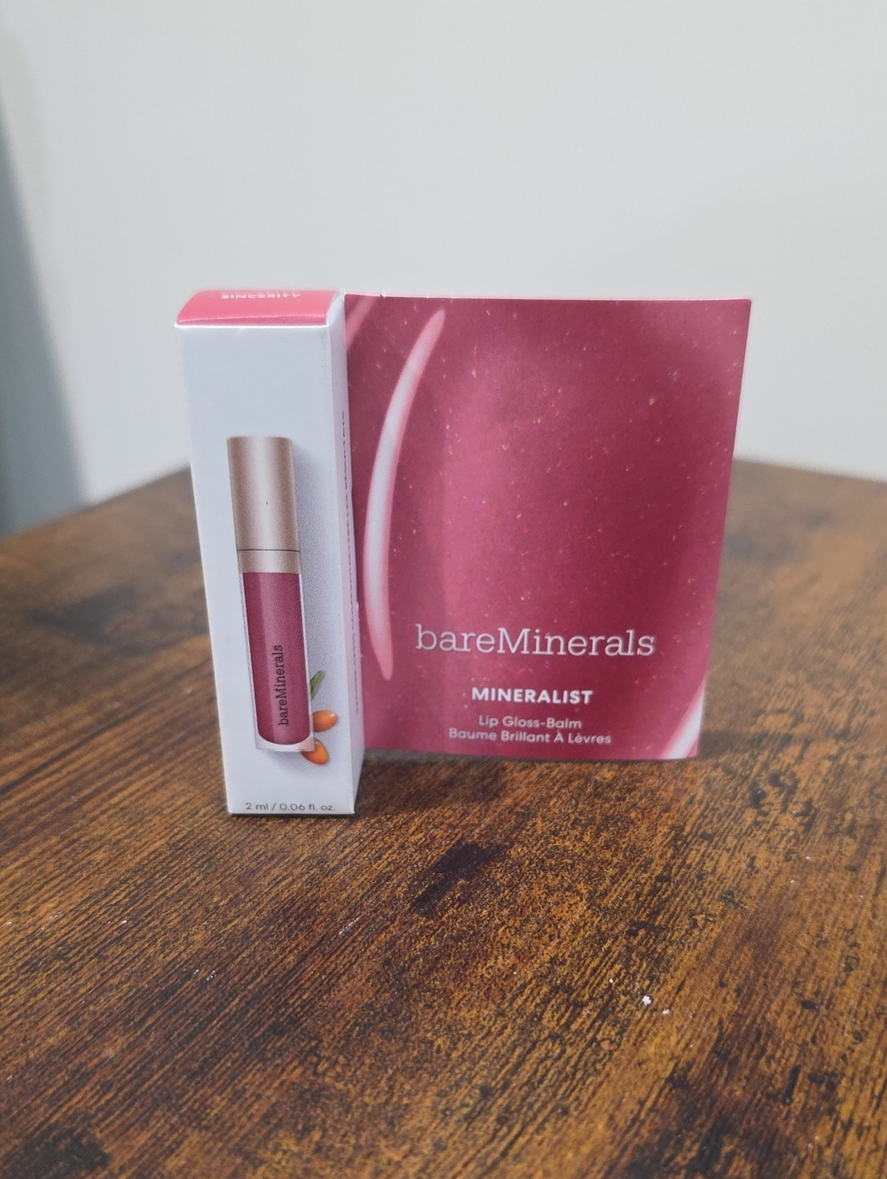 bareMinerals Mineralist Lip Gloss-Balm in Deep Pink